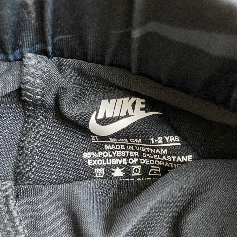 Nike Black‎ Logo Swish Skort Lined Little Girls 2T Dri-Fit Athletic Shorts 1284